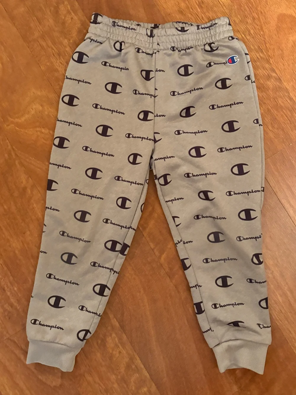 Champion Grey and Navy Logo Kids Hoodie & Jogger Set Boys 4T